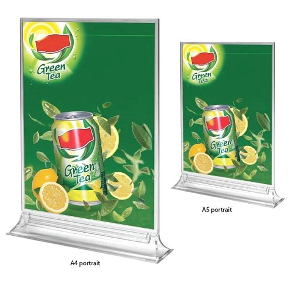 Acryl T Aufsteller Premium DIN A4 Hochformat VPE 25 Stück 1