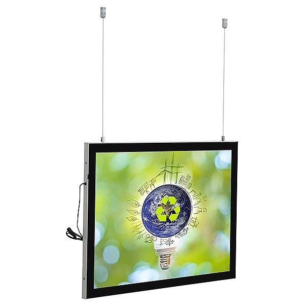 LED Magnetrahmen Standard doppelseitig DIN A2 Postermaß doppelseitig 1