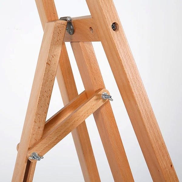 Moderne Holz Staffelei aus Buchenholz 4