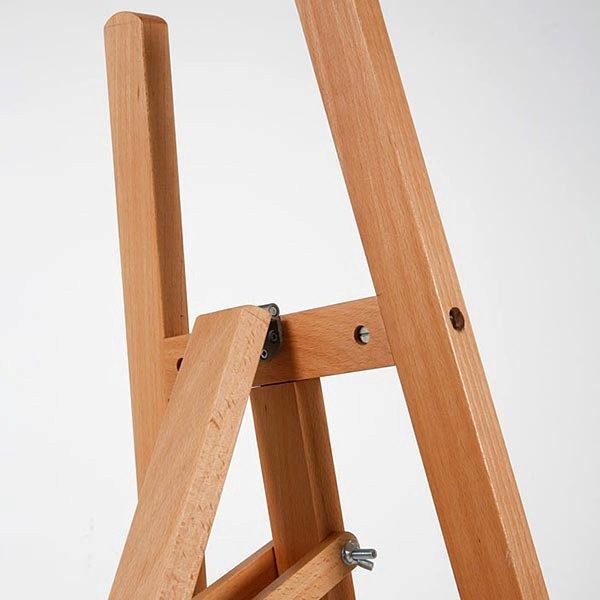 Moderne Holz Staffelei aus Buchenholz 6