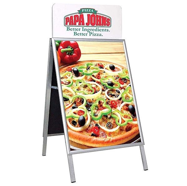 Topschild für Kundenstopper DIN A1 Postermaß – Bild 4