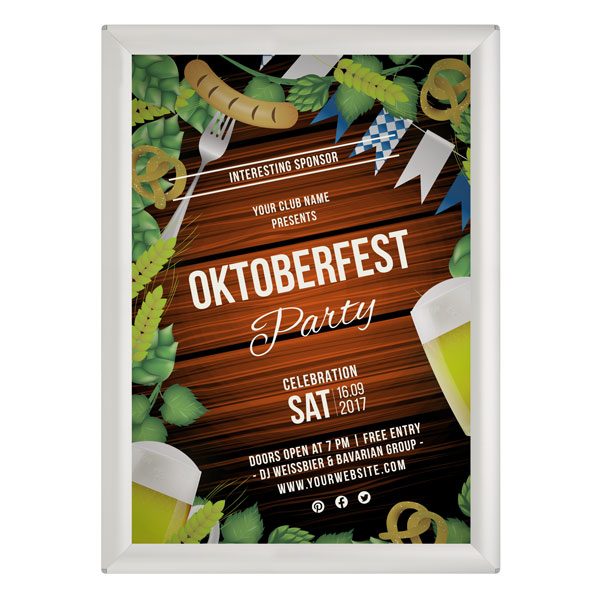 Klapprahmen Opti Frame 25mm DIN A3 Postermaß <br />ohne Rückenstütze