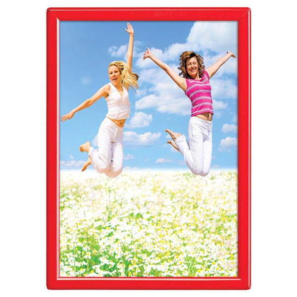 Klapprahmen Opti Frame Rot DIN A4 Postermaß <br />mit Rückenstütze