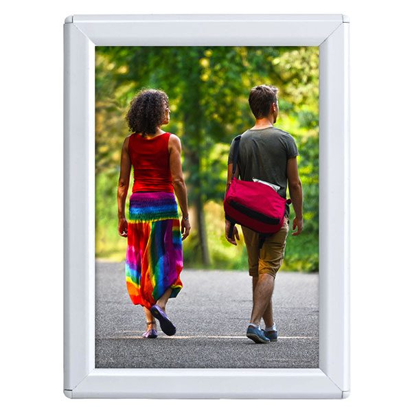 Klapprahmen Opti Frame Weiß DIN A6 Postermaß <br />mit Rückenstütze