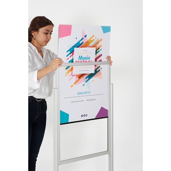 eco plakatstaender doppelseitig silber 01