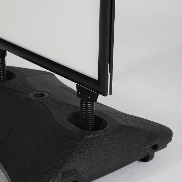 Kundenstopper WindPro Eco schwarz DIN A1 Seitenprofil