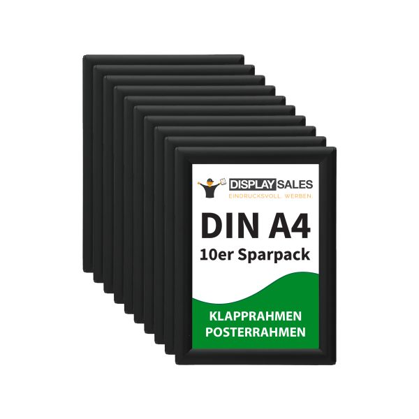 Klapprahmen Opti Frame Budget schwearz A4 Titelbild