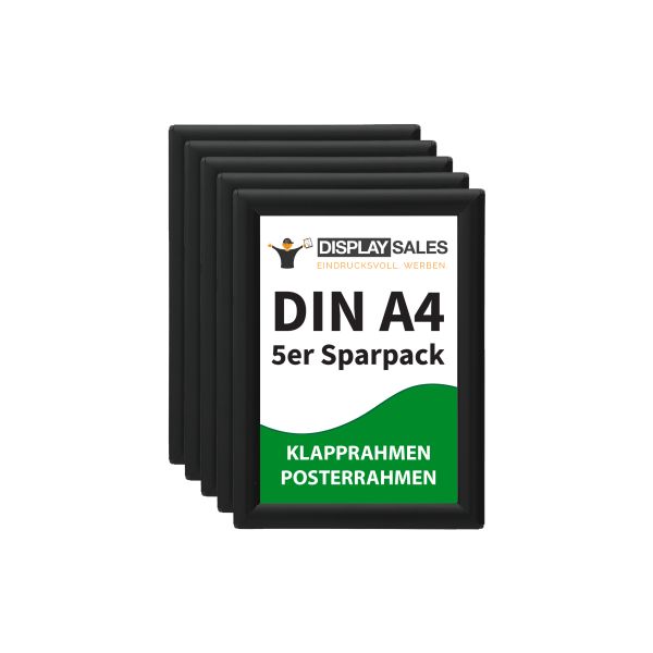 Klapprahmen Opti Frame Budget schwarz A4 5er Titelbild